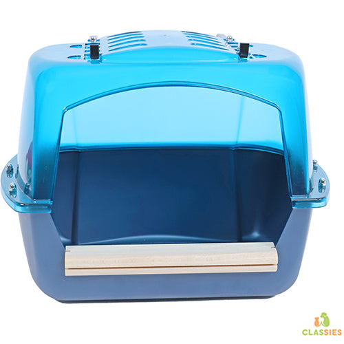 Badhuis papegaai Splash blauw giant XL 34 x 24 x28 cm