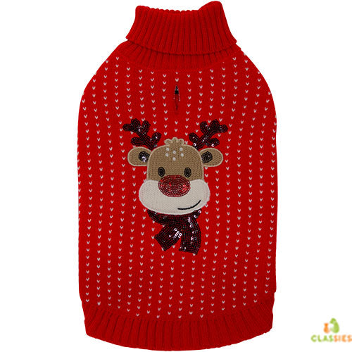Jack and Vanilla 5th Avenue Dogwalk Kersttrui met Rendier in 2 kleuren en 5 maten