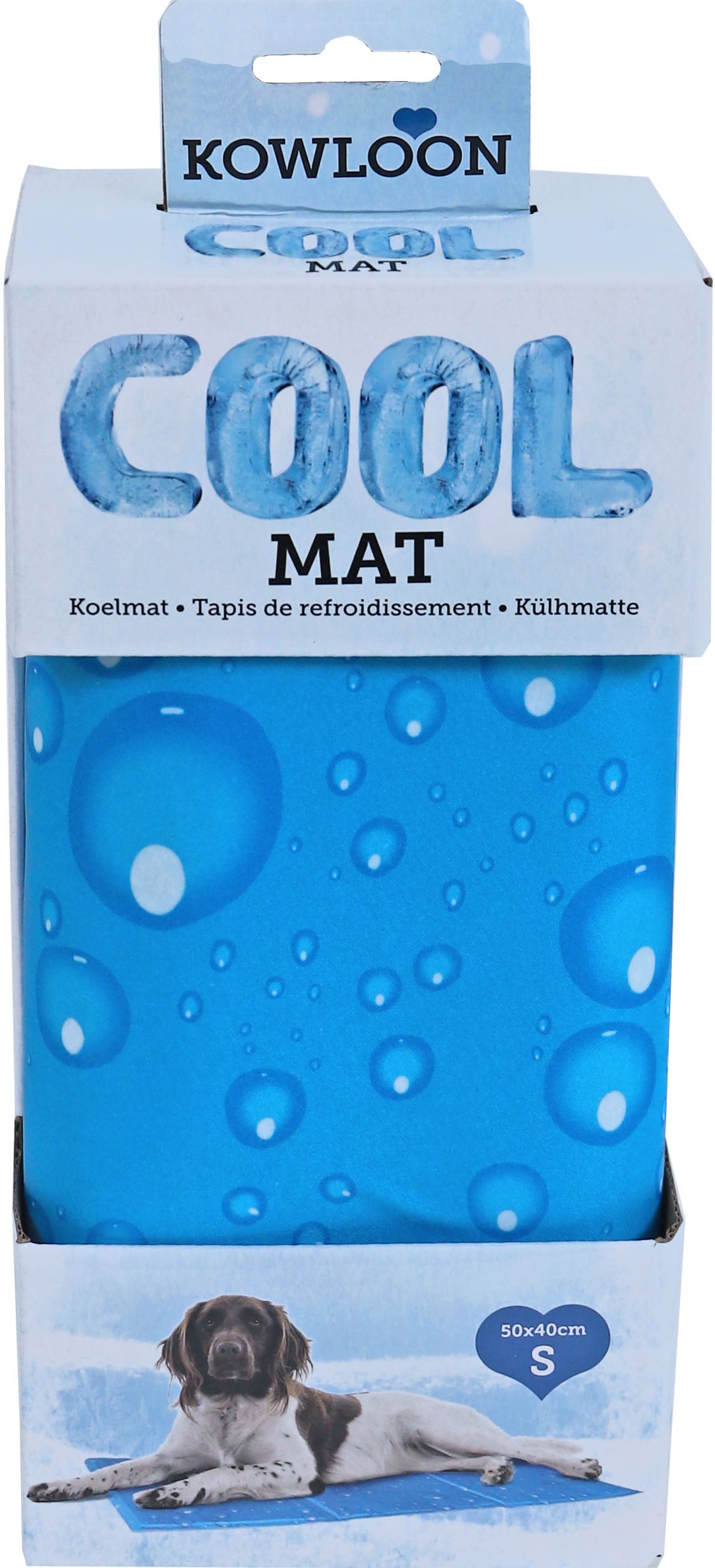 Kowloon koelmat blauw bubble 50 - 65 - 90 - 100 cm