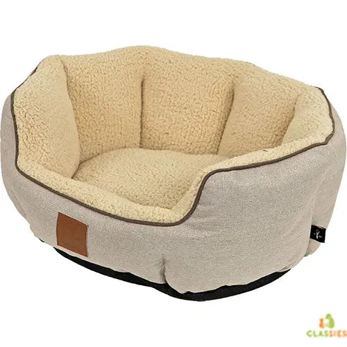 Boony ‘Est 1941’ Highland Sand - Honden of Katten Mand - 3 maten Classies