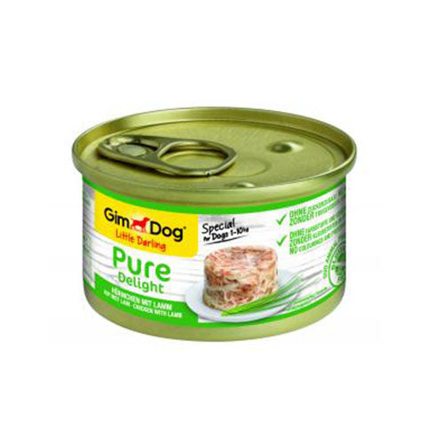 GimDog Little Darling pure delight kip en lam 85 gram Classies