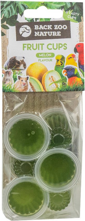 Fruitcups in verschillende smaken voor vogels per 6 stuks Classies
