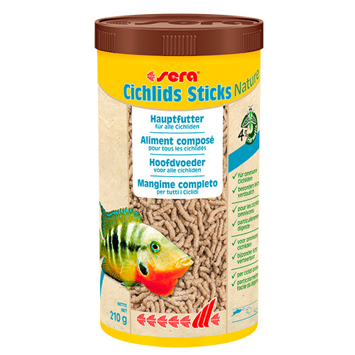 sera Cichliden Sticks Nature - 250 - 1000 ml - 2,5 kg