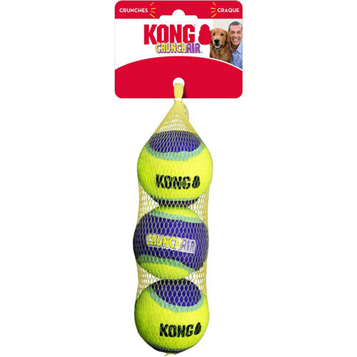 Kong Crunchair Tennisballen - Verkrijgbaar in Small: Ø 5 cm en Medium: Ø 6 cm Classies