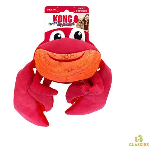 Kong hond shakers shimmy crab medium 40 cm Classies