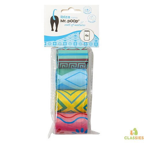 Mr. Poop Kotbeutel-Nachfüllpackungen in verschiedenen Farben