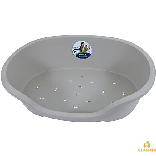Moderna Domus Plastic Hondenmanden - Zwart of Grijs - 4 Maten