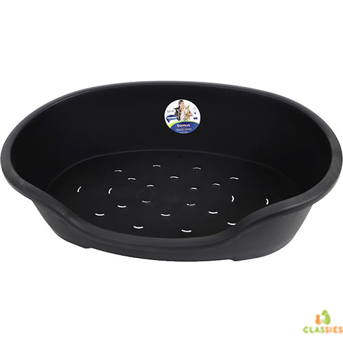 Moderna Domus Hundebetten aus Kunststoff – Schwarz oder Grau – 4 Größen