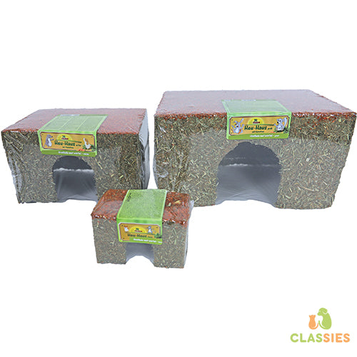 JR Farm knaagdier hooihuis met wortel 3 maten Classies