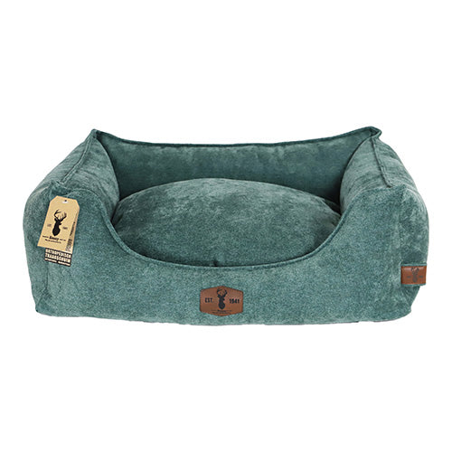 Boony est1941 hondenmand orthopedisch emerald groen Classies