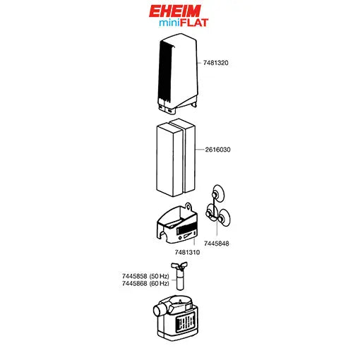 Mini-Flat Microfilter Eheim Classies