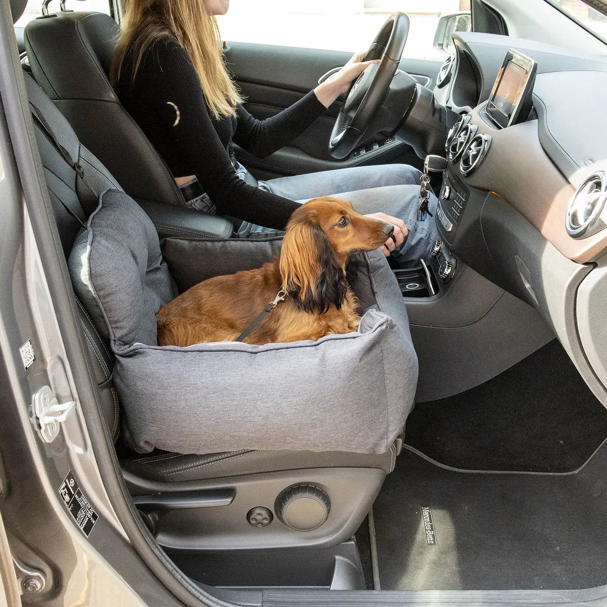 Jack And Vanilla - Autostoelen - Bizou Autostoel - Donkergrijs - 53cm Classies
