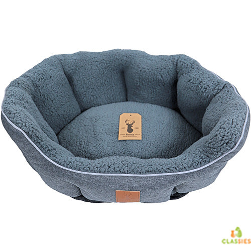 Boony ‘Est 1941’ Highland Graphite Honden of Katten Mand - 3 maten