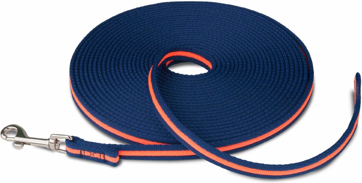 Coachi trainingslijn sleeplijn blauw - koraal 10 meter