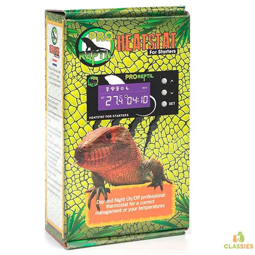 Pro Reptil thermostaat aan/uit - dag/nacht met timer Classies