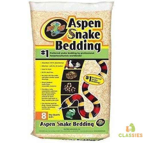 Zoo Med Aspen snake bedding 4,4 - 8,8 - 26,4 liter Classies