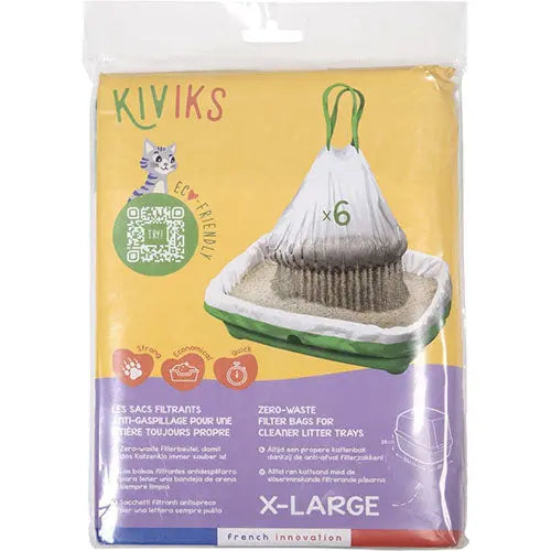 Kiviks kattenbakzak met filter - zeef - 3 maten Classies