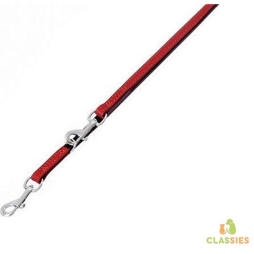 KARLIE Riem Vintage trainingslijn rood 14 mm - 2 meter lang Classies
