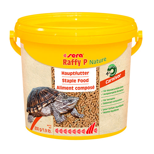 sera Raffy P Natur Schildkrötenfutter in verschiedenen Größen