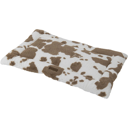Animal Boulevard Cow Plush Benchkussen Wit/Mokka - Verkrijgbaar in 5 maten Classies
