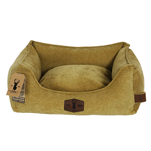 Boony est1941 hondenmand orthopedisch Ochre geel