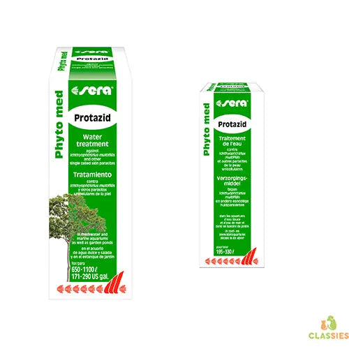 Sera Phyto med Protazid - witte stip - chilodonella Classies