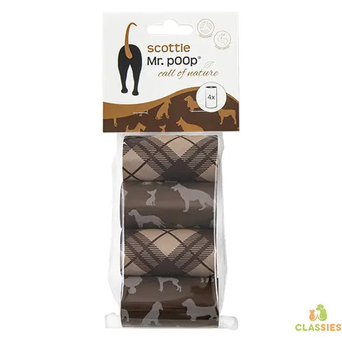 Mr. Poop Navulling poepzakjes in verschillende kleuren Classies
