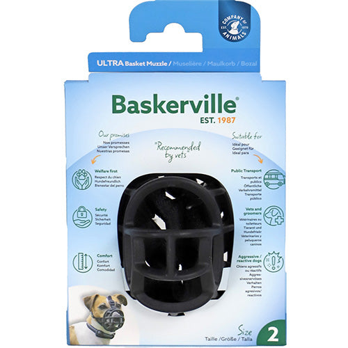 Company of Animals Baskerville Ultra Muzzle Muilkorf/Muilband - Verkrijgbaar in 6 maten Classies