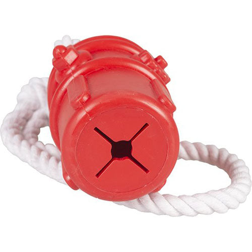 Duvoplus Smurfen - Rubberen Snackspeeltje met Touw - 34x6x6 cm Classies