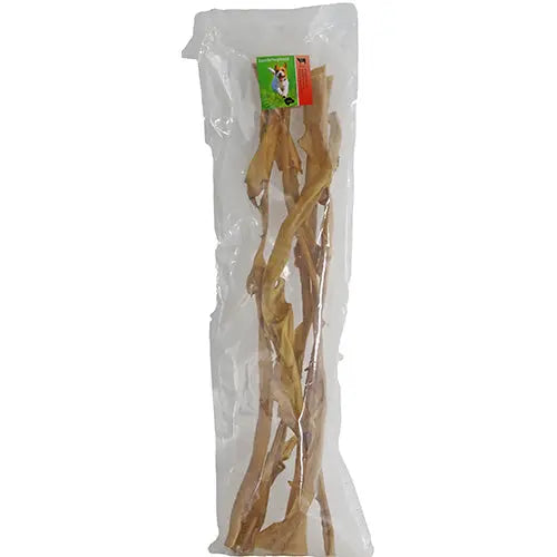 Natuurlijke Snack Rund - Runderkophuid zonder haar in diverse lengtes Classies