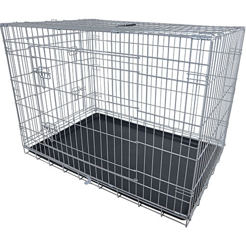 Hundebox - Drahtkäfig - Farbe Taupe - 2 Türen - verschiedene Größen