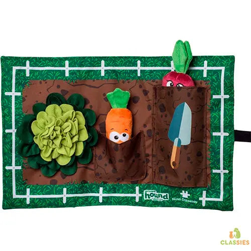 Nina Ottoson intelligentiespeelgoed - snuffelmat - garden Classies