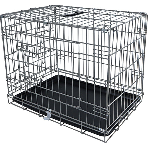 Hundebox - Drahtkäfig - Farbe Taupe - 2 Türen - verschiedene Größen