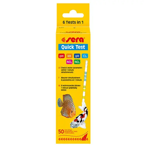Sera Quick testset 50 stuks - Watertest - Water test strips Classies