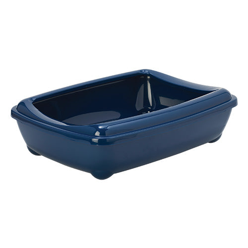Moderna Open Kattenbak met Rand - Afmetingen: 57x43x15 cm - Verkrijgbaar in 3 kleuren