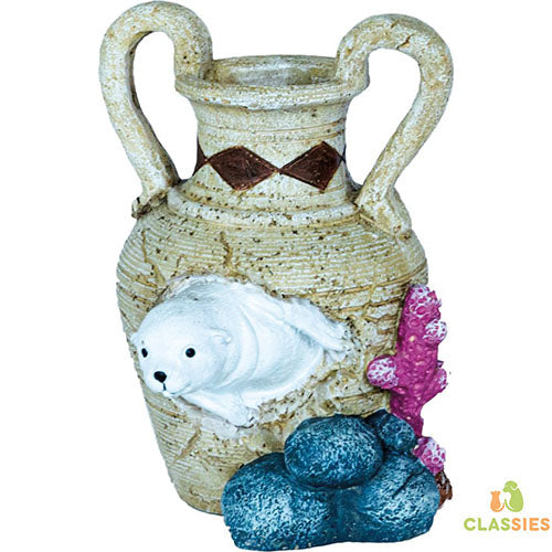 Superfish Deco Jar Sea Lion - Aquarium Decoratie - 12x10x13 cm Classies