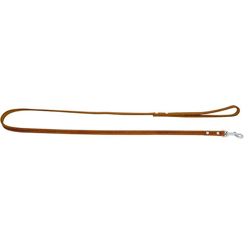 Jack and Vanilla Hondenriem Vetleder - Kleur: Cognac - 16 mm x 150 cm