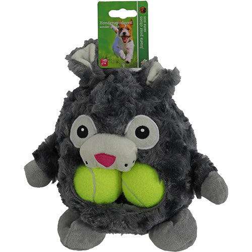 Buidelbek Dieren met 2 Tennisballen - 4 varianten Classies