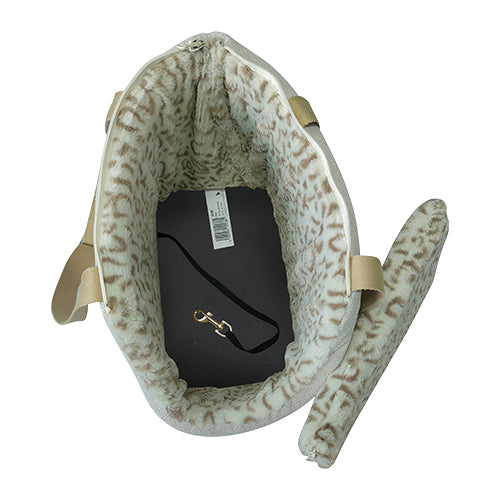 Animal Boulevard Sneeuwluipaard Luxe Draagtas Sofia - Verkrijgbaar in 2 maten