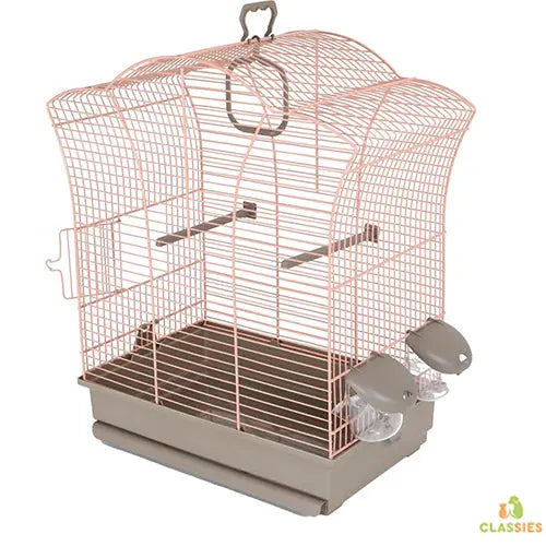 Voltrega vogelkooi 649 salmon/mocca 44 x 26 x 51 cm Classies