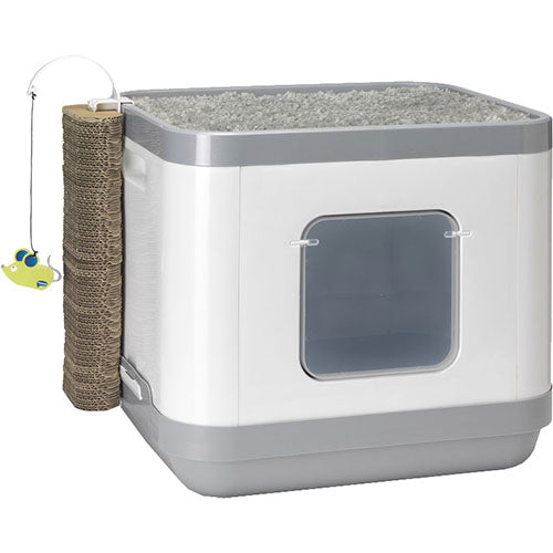 Moderna Kattenbak/Kattenmand - Grijs - 47.5 x 39.5 x 40 cm Classies