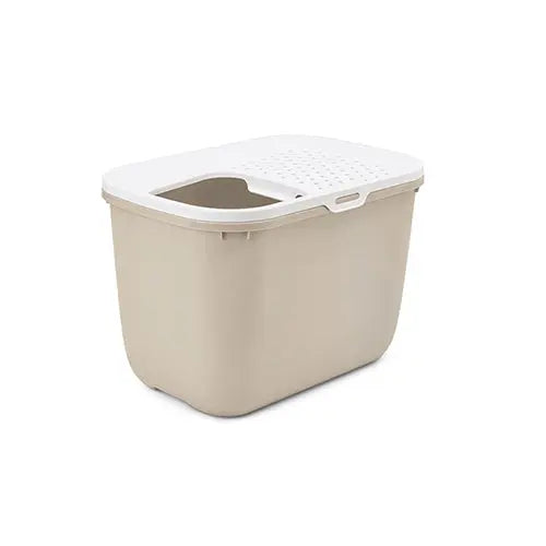 Savic Hop In - Kattenbak met Boveningang - 2 Maten - Diverse Kleuren Classies