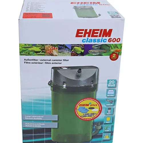 Eheim buitenfilter Classic met filtermassa Classies