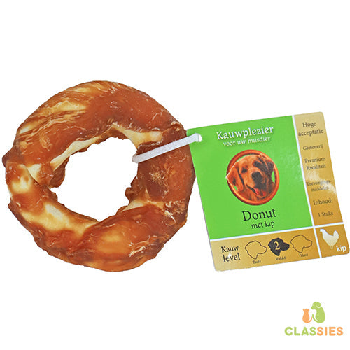 Natuurlijke snack donut met kip - 2 maten Classies