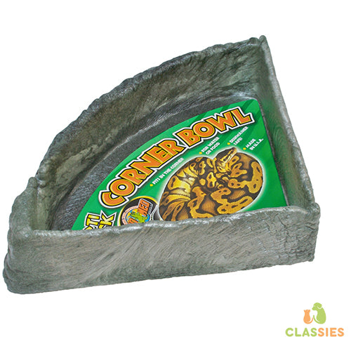 Zoo Med hoek waterschaal Rock corner dish Classies