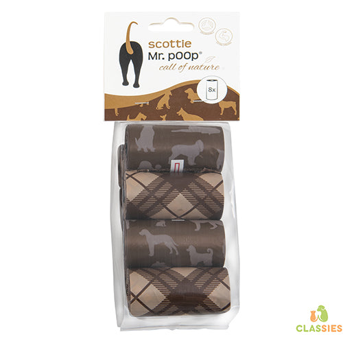 Mr. Poop Navulling poepzakjes in verschillende kleuren
