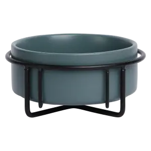 Jack and Vanilla keramische voerbak metalen stand Bon Appetit Classies