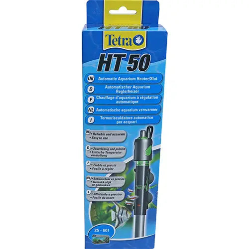 Tetra aquariumheater - verwarmingselement - HT serie - 25 - 50 - 75 - 100 - 150 - 200 - 300 watt Classies