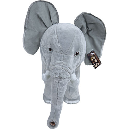 Boony Natural Decoration olifant pluche staand, 75 cm. Classies
