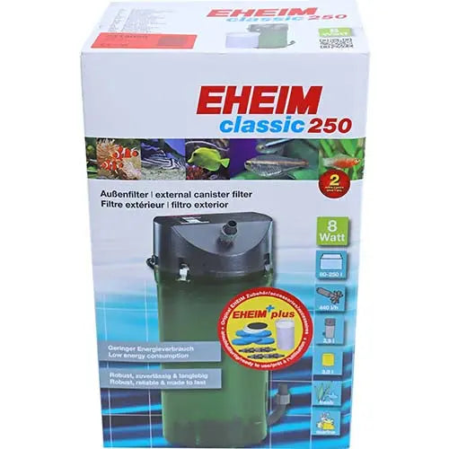 Eheim buitenfilter Classic met filtermassa Classies